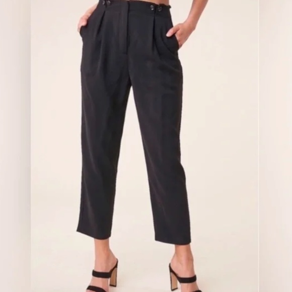 Sugar Lips Moroccan Pleated High waist ankle Pants Size XS - Picture 2 of 11